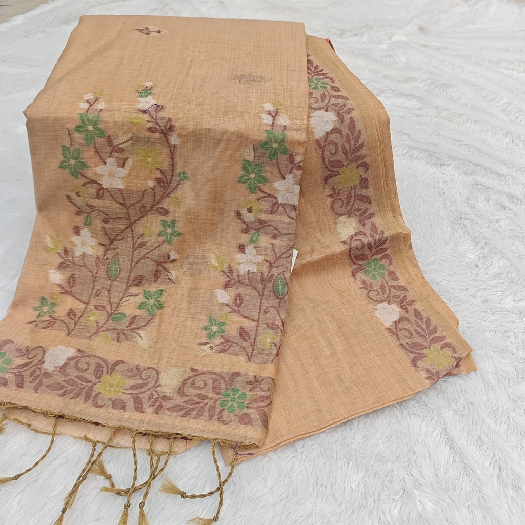 Pure Cotton Sarees: The Floral Pallu Collection Only 999