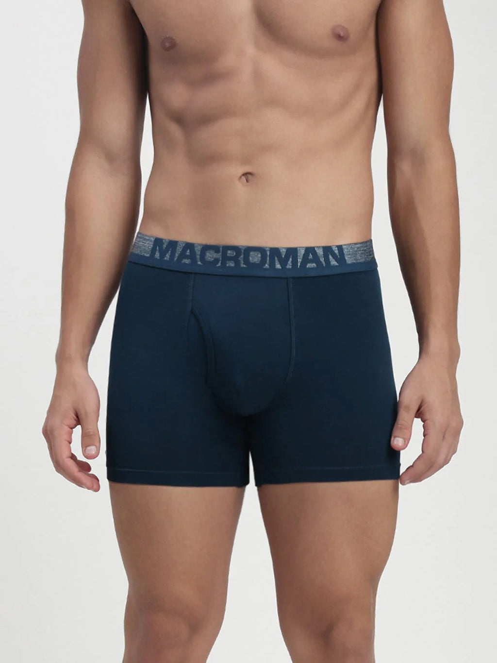 MACROMAN Men’s Cotton Spandex Long Trunk M596