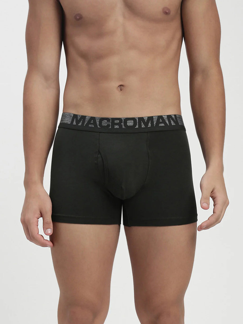 MACROMAN Men’s Cotton Spandex Long Trunk M596