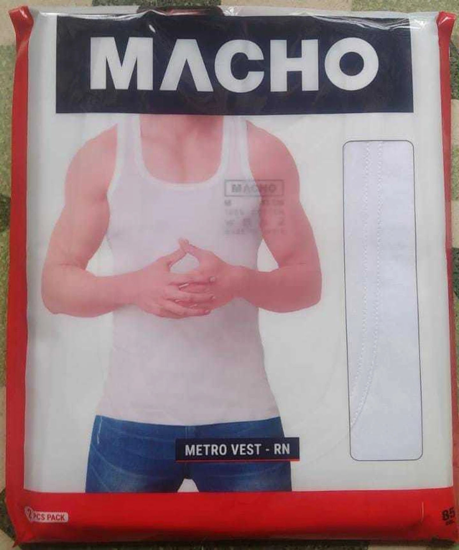 MACHO METRO VEST RN Men Vest with Soft, Breathable Comfort – White
