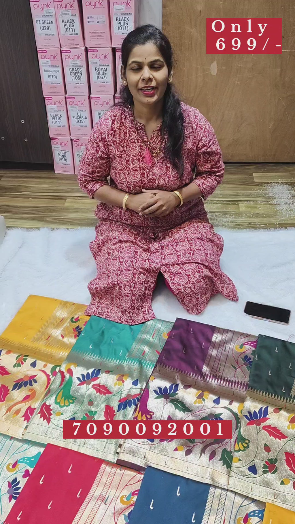 Lotus Katpadar Silk Saree | Heavy Lotus Jari Work Pallu & Broad Border 1014