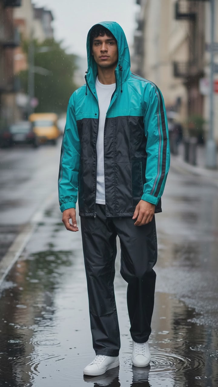 TOP IN TOWN Dunhill Raincoat with Reflector