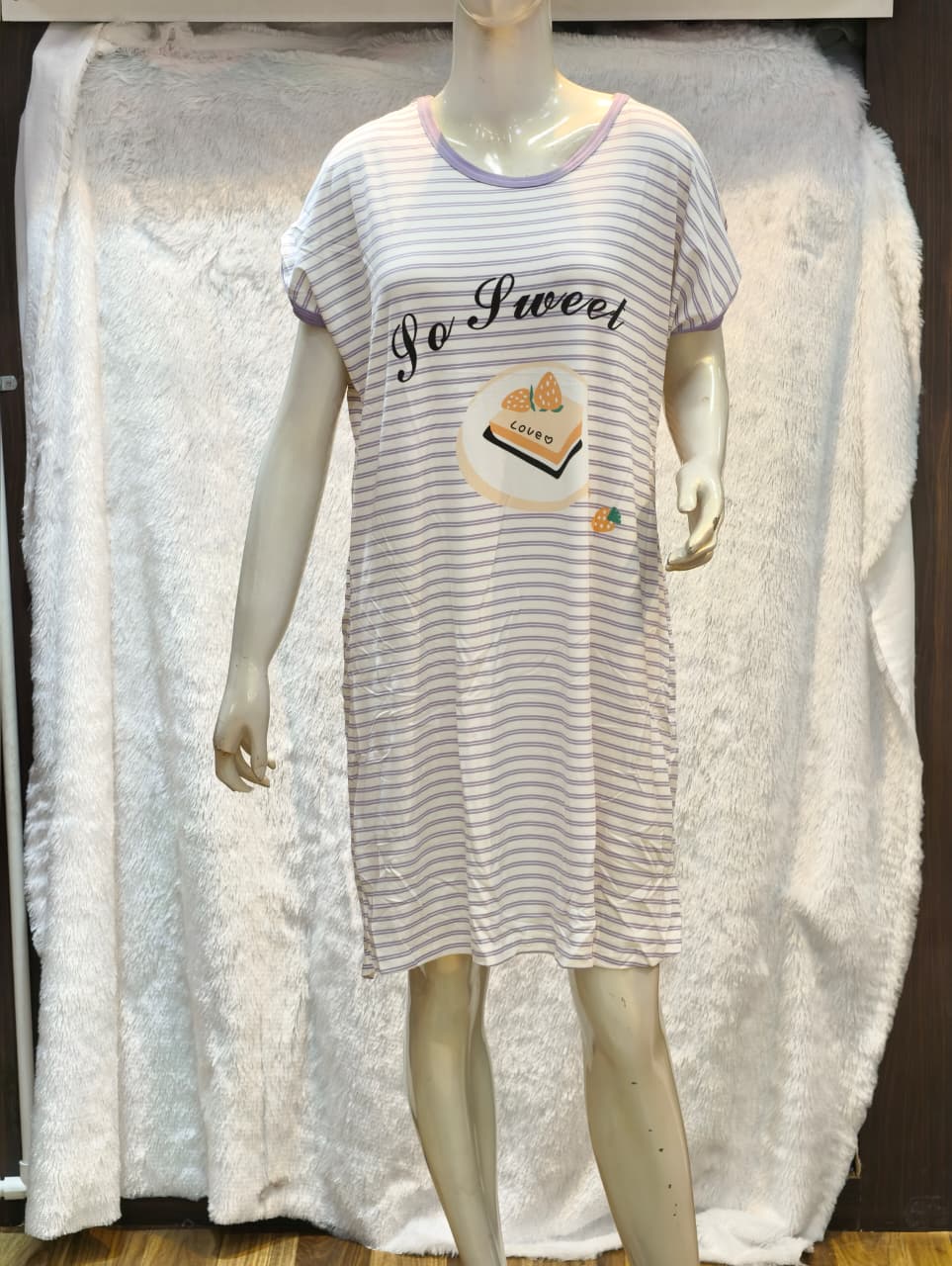 Womens Short One Piece – Korean Style Sleepwear 1007