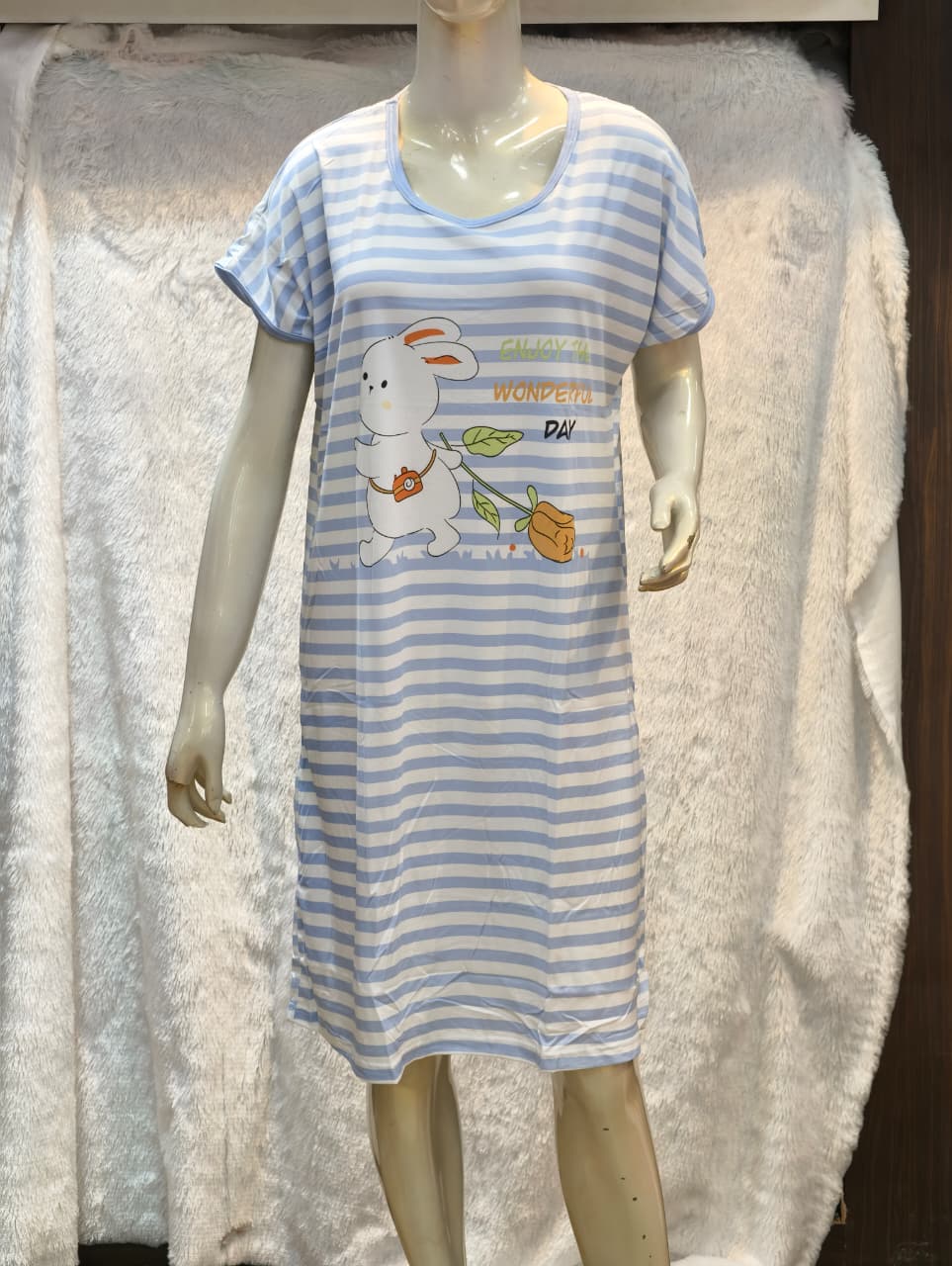 Womens Short One Piece – Korean Style Sleepwear 1007