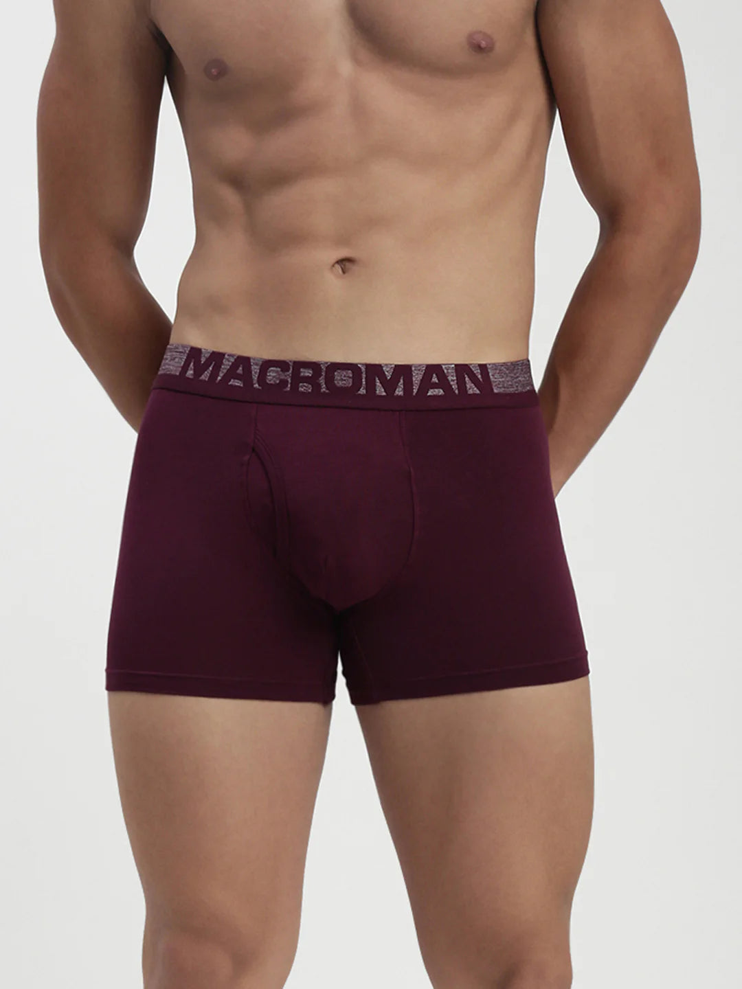 MACROMAN Men’s Cotton Spandex Long Trunk M596