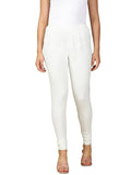 Premium Solid Cotton Lycra Leggings for Women: FREE SIZE Chuddidar Length
